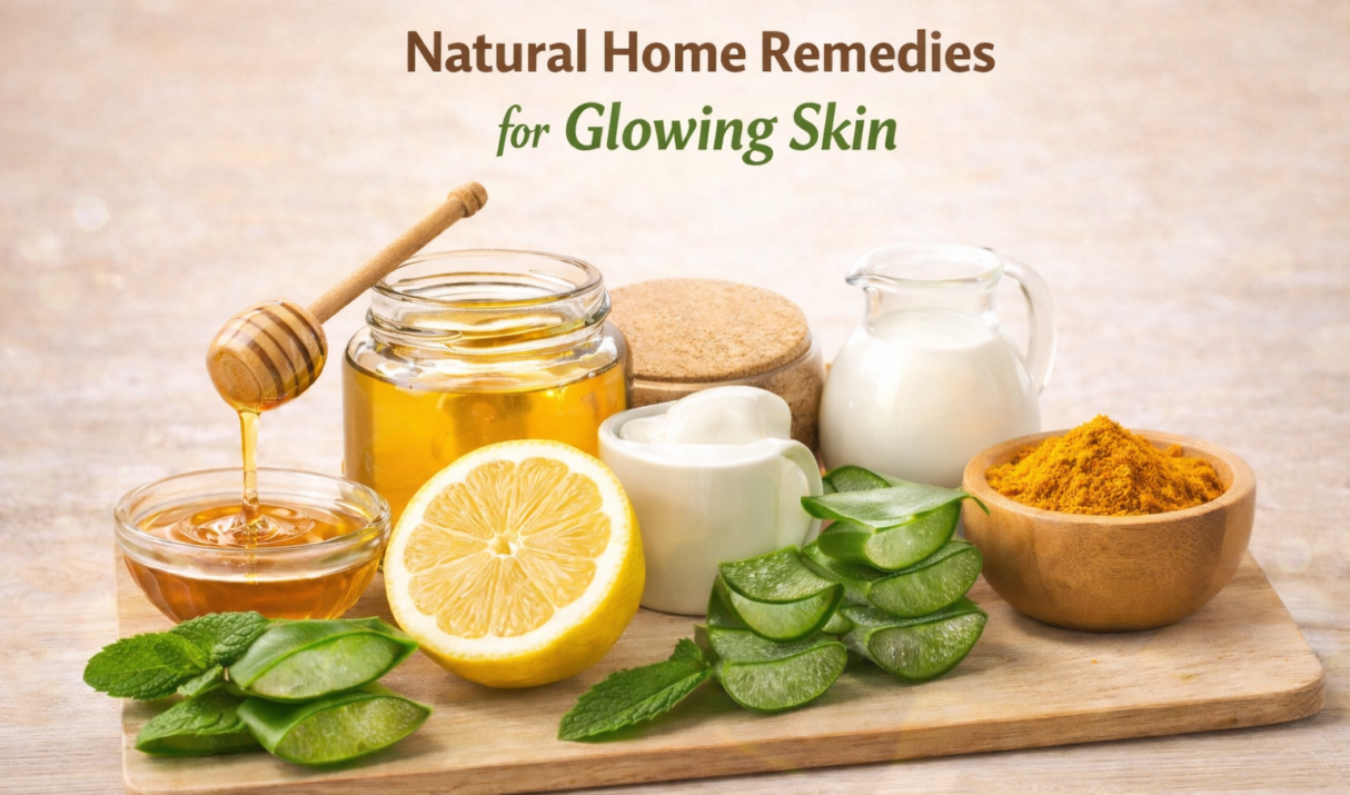Get Glowing Skin at Home | Natural Skincare Tips