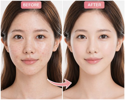 skin care routine effect