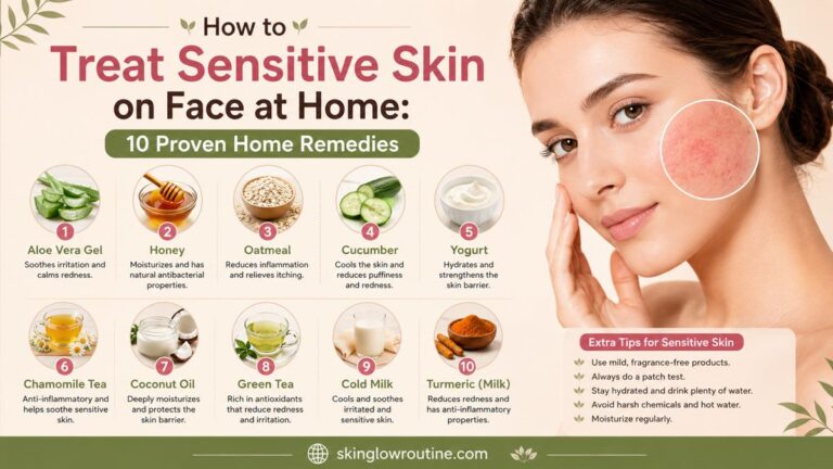 How to Treat Sensitive Skin on Face at Home: 10 Proven Home Remedies