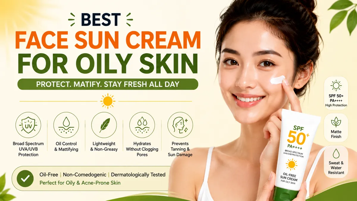 Best Face Sun Cream for Oily Skin —SPF 50 Picks That Won’t Clog Pores