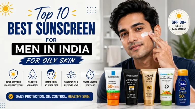 Top 10 Best Sunscreen for Men in India for Oily Skin