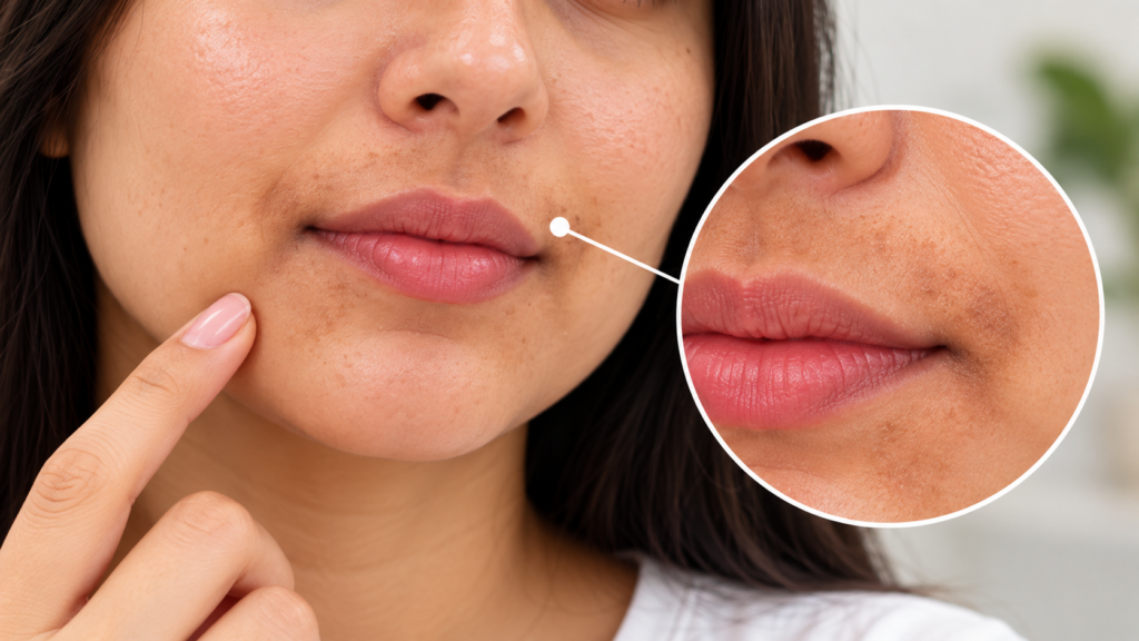 Hyperpigmentation Around the Mouth