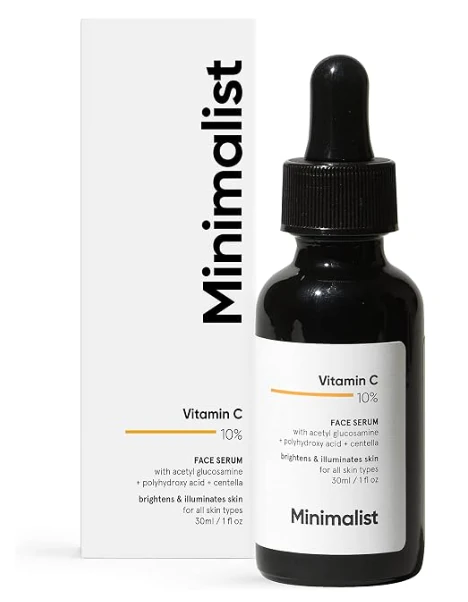 Minimalist 10% Advanced Vitamin C Serum for Glowing Skin 