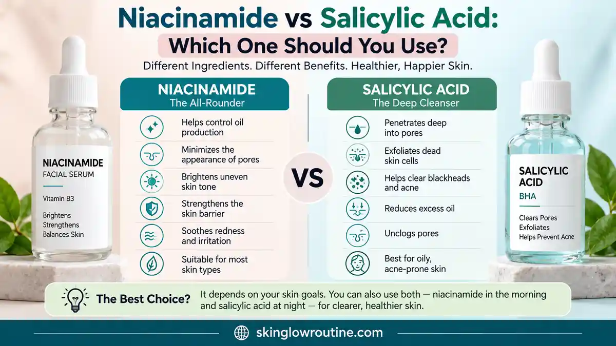 Niacinamide vs Salicylic Acid: Which One Should You Use?