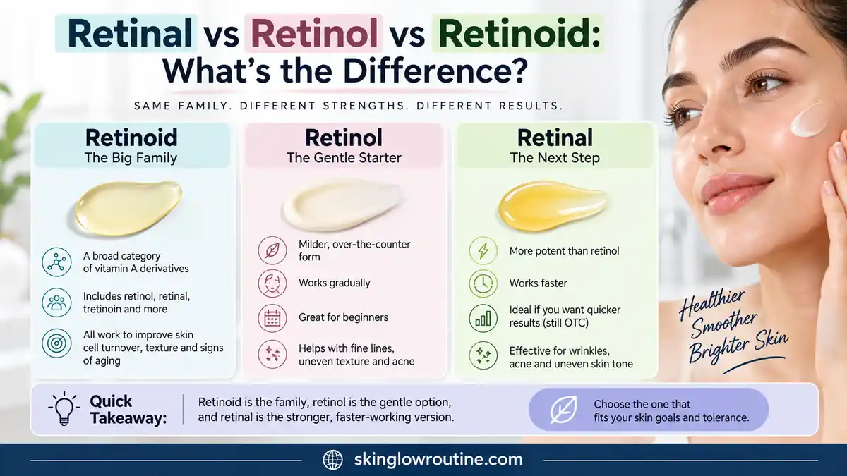 Retinal vs Retinol vs Retinoid: What’s the Difference?